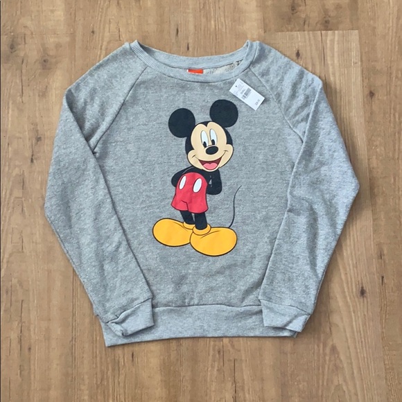 mickey mouse crewneck sweatshirt